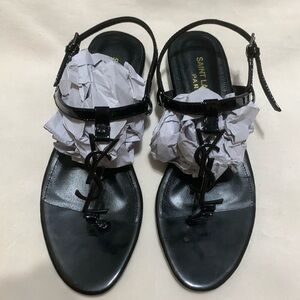Saint Laurent Black Sandals